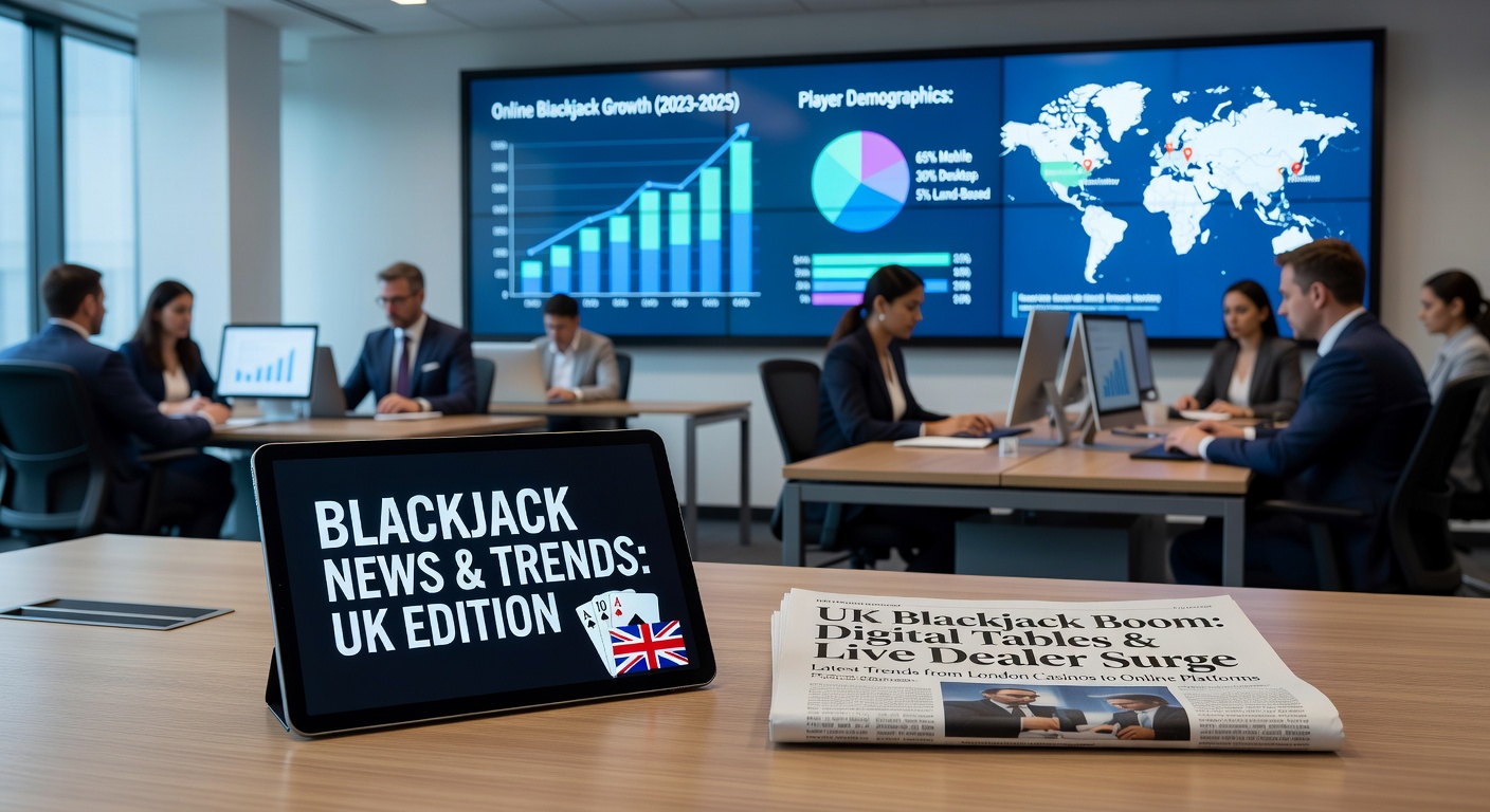 Digital dashboard displaying real-time blackjack analytics from C168, showing performance graphs and strategy insights