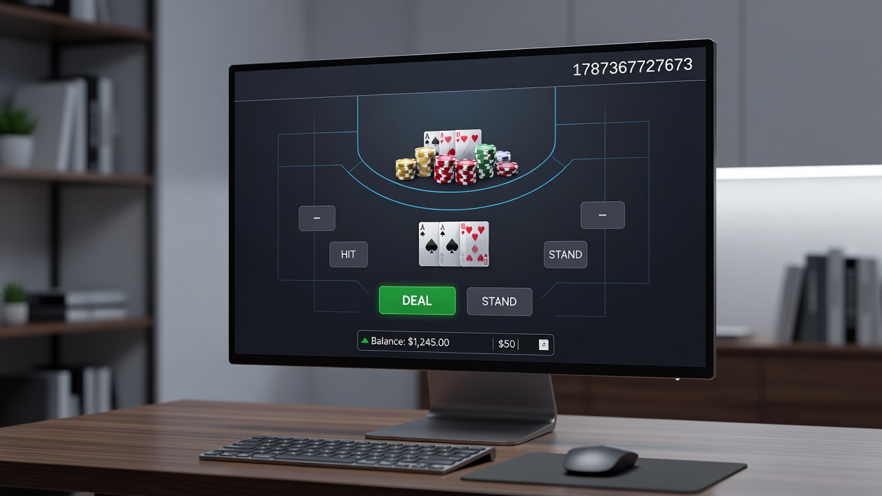 Global online blackjack player statistics chart with regional breakdowns for 2026