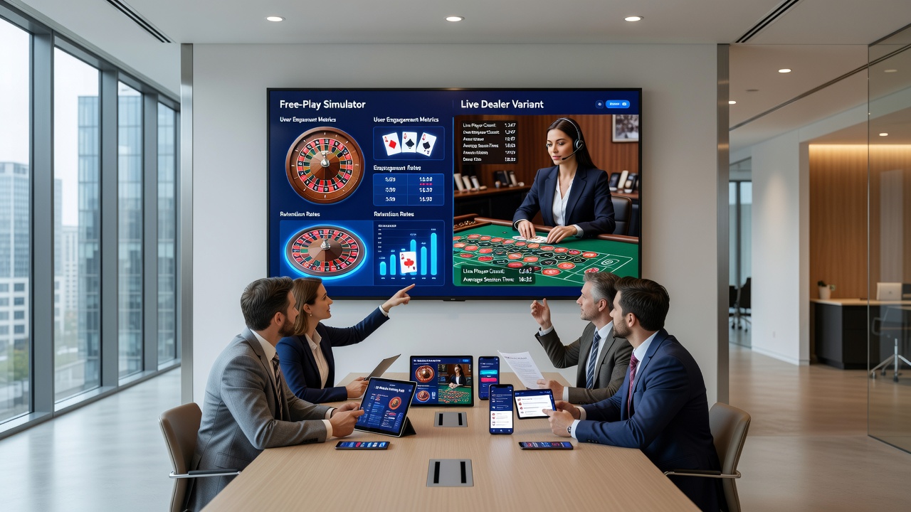 Mobile screen displaying live dealer blackjack with overlaid simulator strategy recommendations for bonus wagering